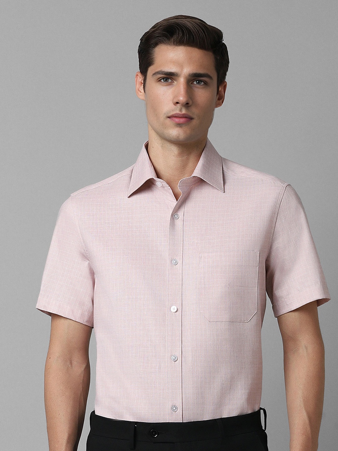

Louis Philippe Classic Opaque Cotton Formal Shirt, Pink