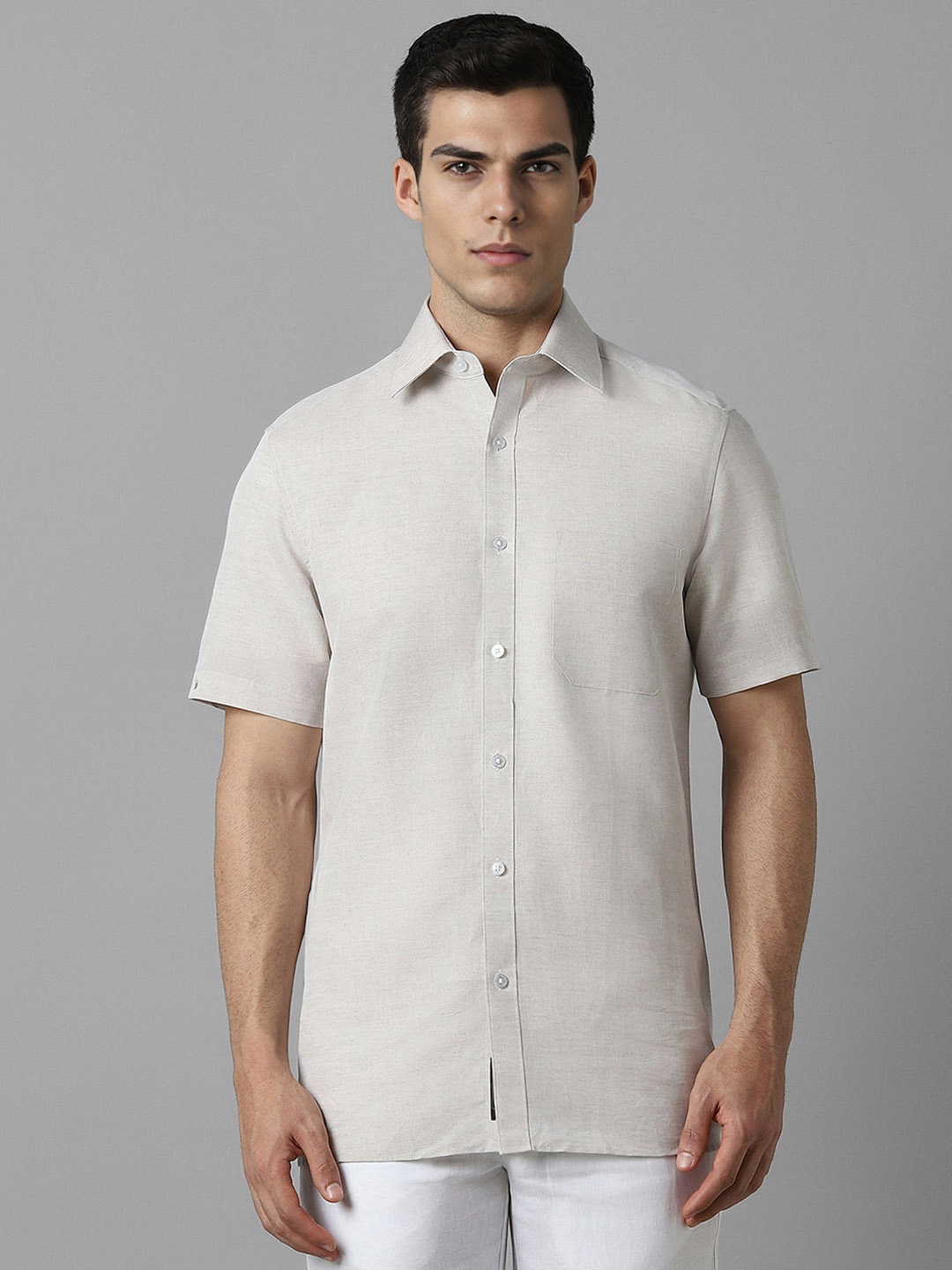 

Louis Philippe Men Classic Opaque Formal Shirt, Grey