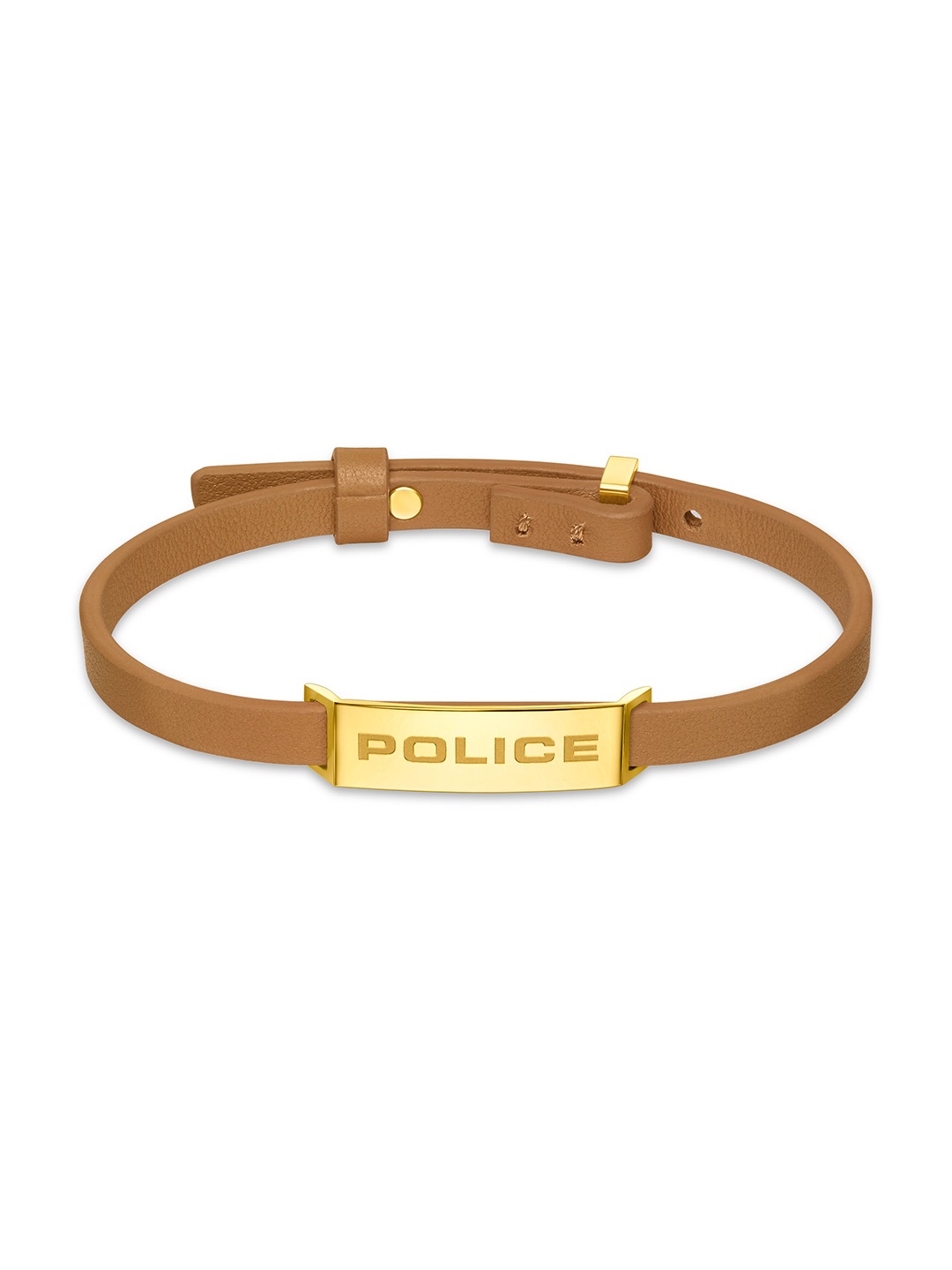 

Police Men Wraparound Bracelet, Gold