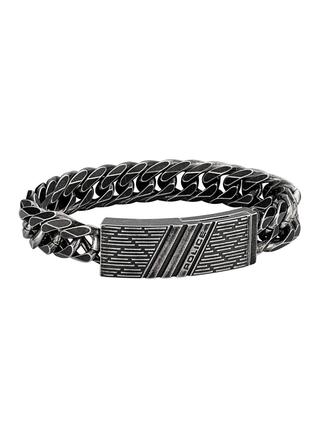 

Police Men Charm Bracelet, Grey
