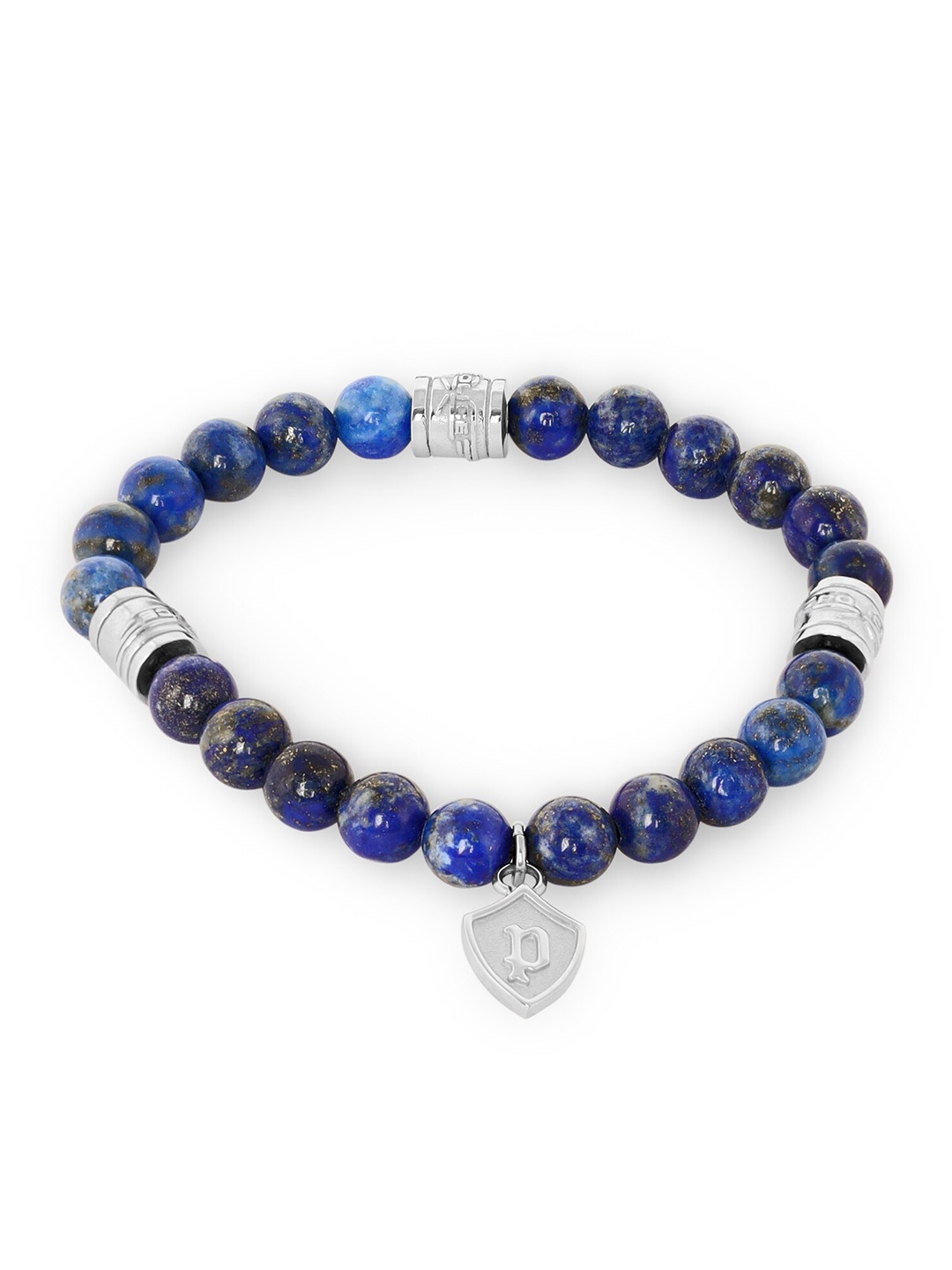 

Police Men Charm Bracelet, Silver