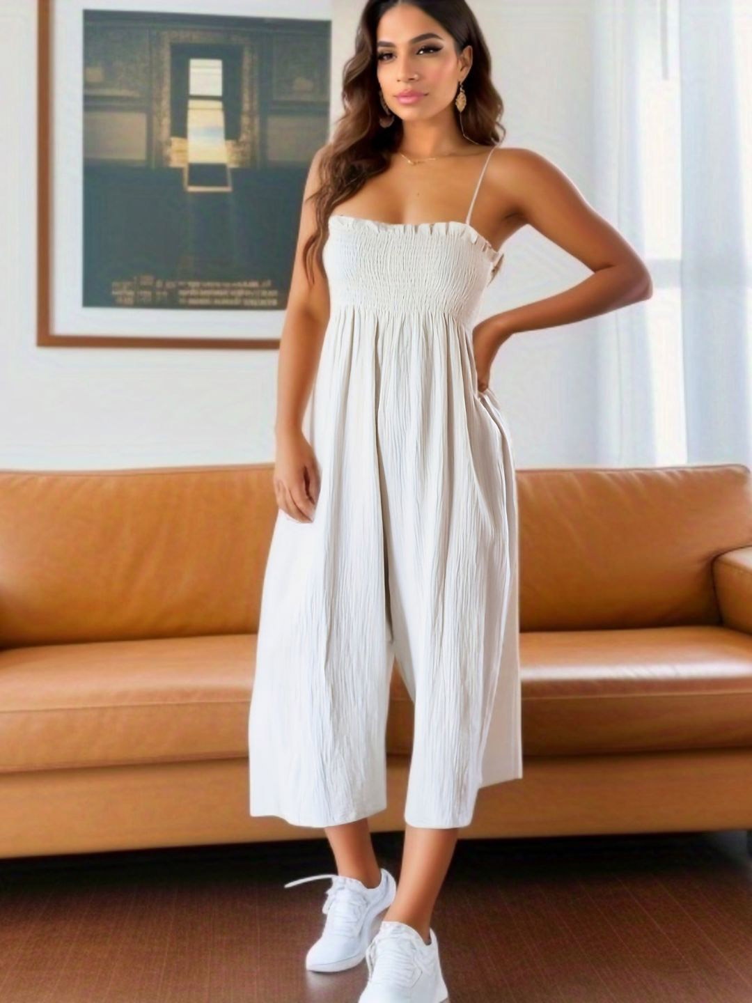 

DressBerry Basic Jumpsuit, White