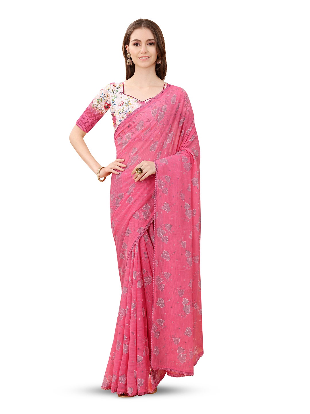 

Marabout Woven Design Mukaish Pure Silk Mysore Silk Saree, Green