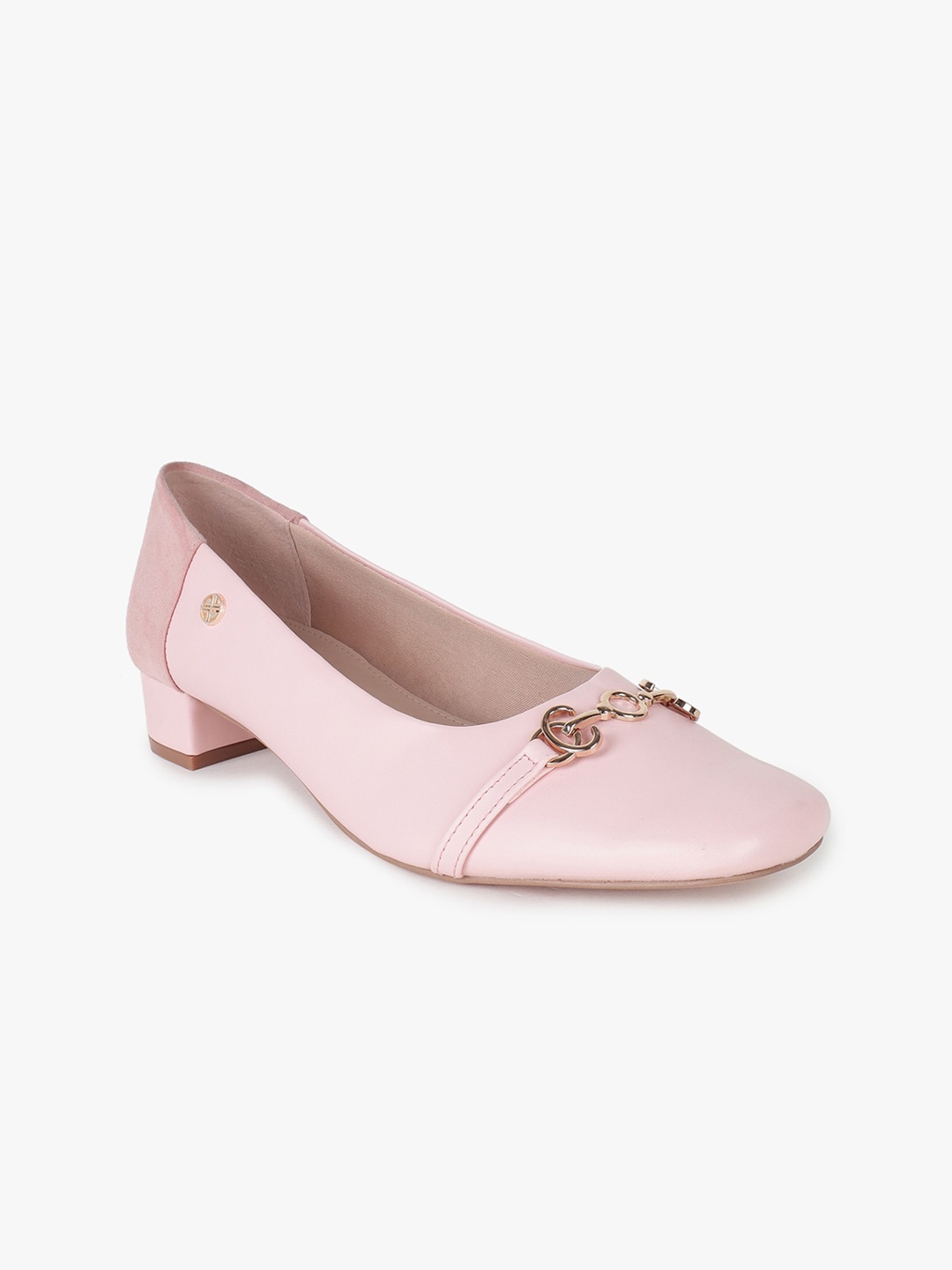 

Carlton London Embellished Kitten Pumps, Nude