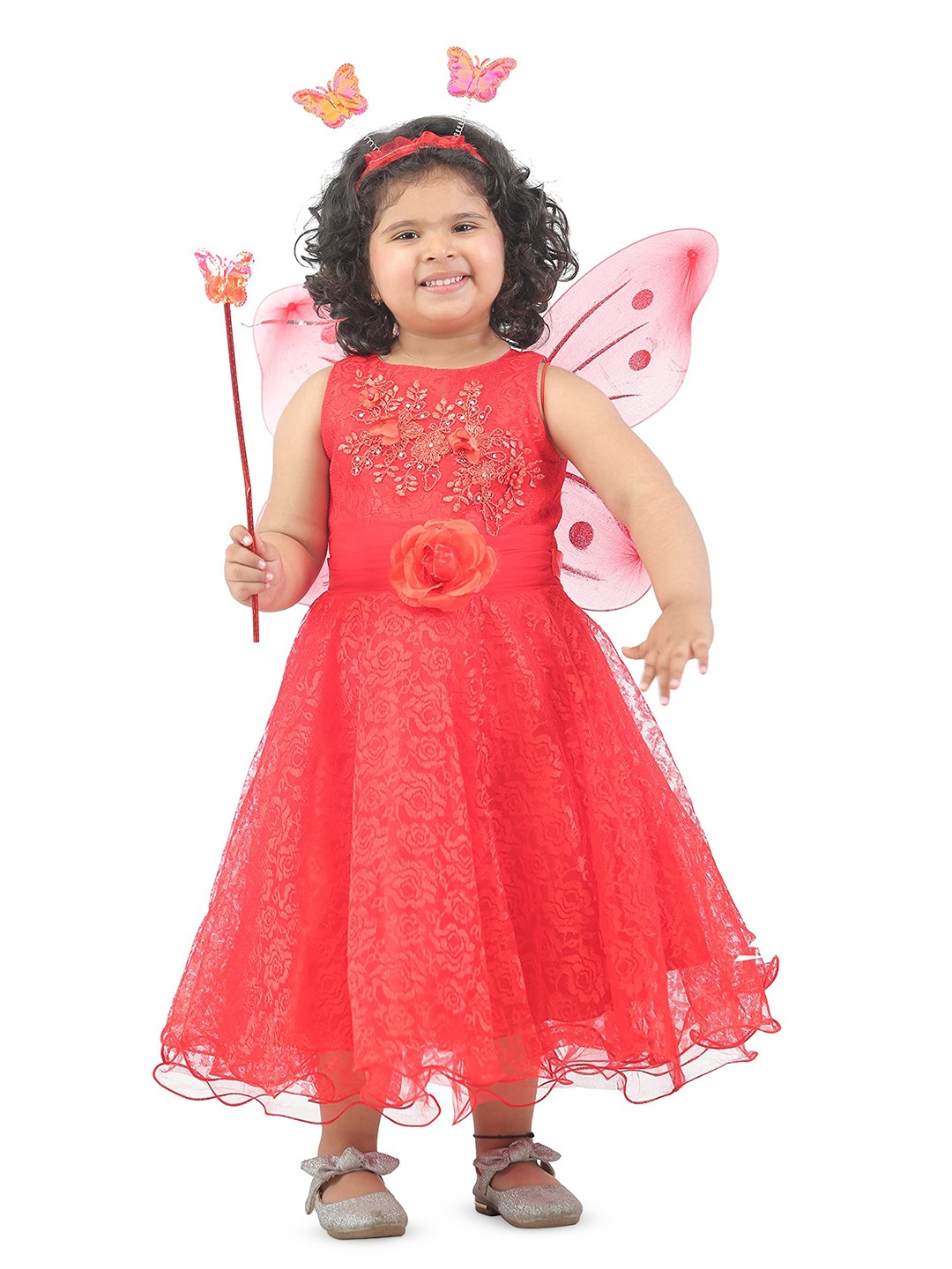 

BAESD Fit & Flare Dress, Red