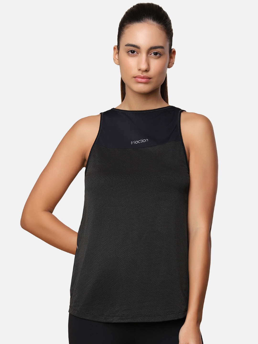 

Triumph Triaction Boat Neck Sleeveless Top, Black