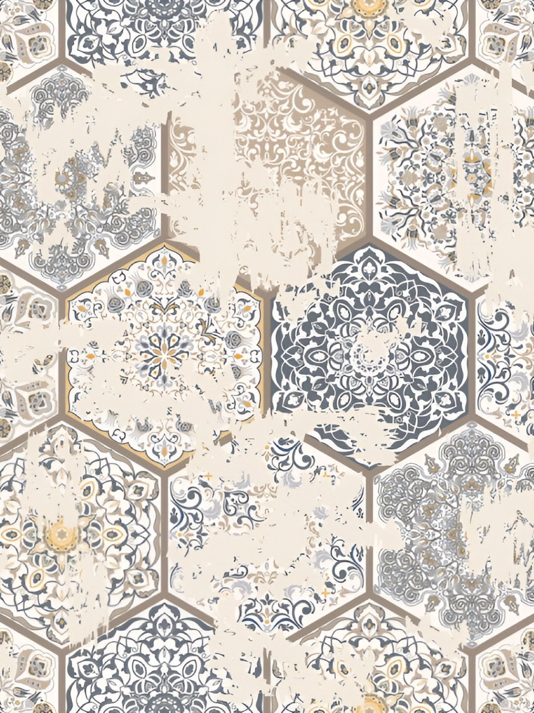 

Xivir Beige & Grey Printed Self-Adhesive Stickers