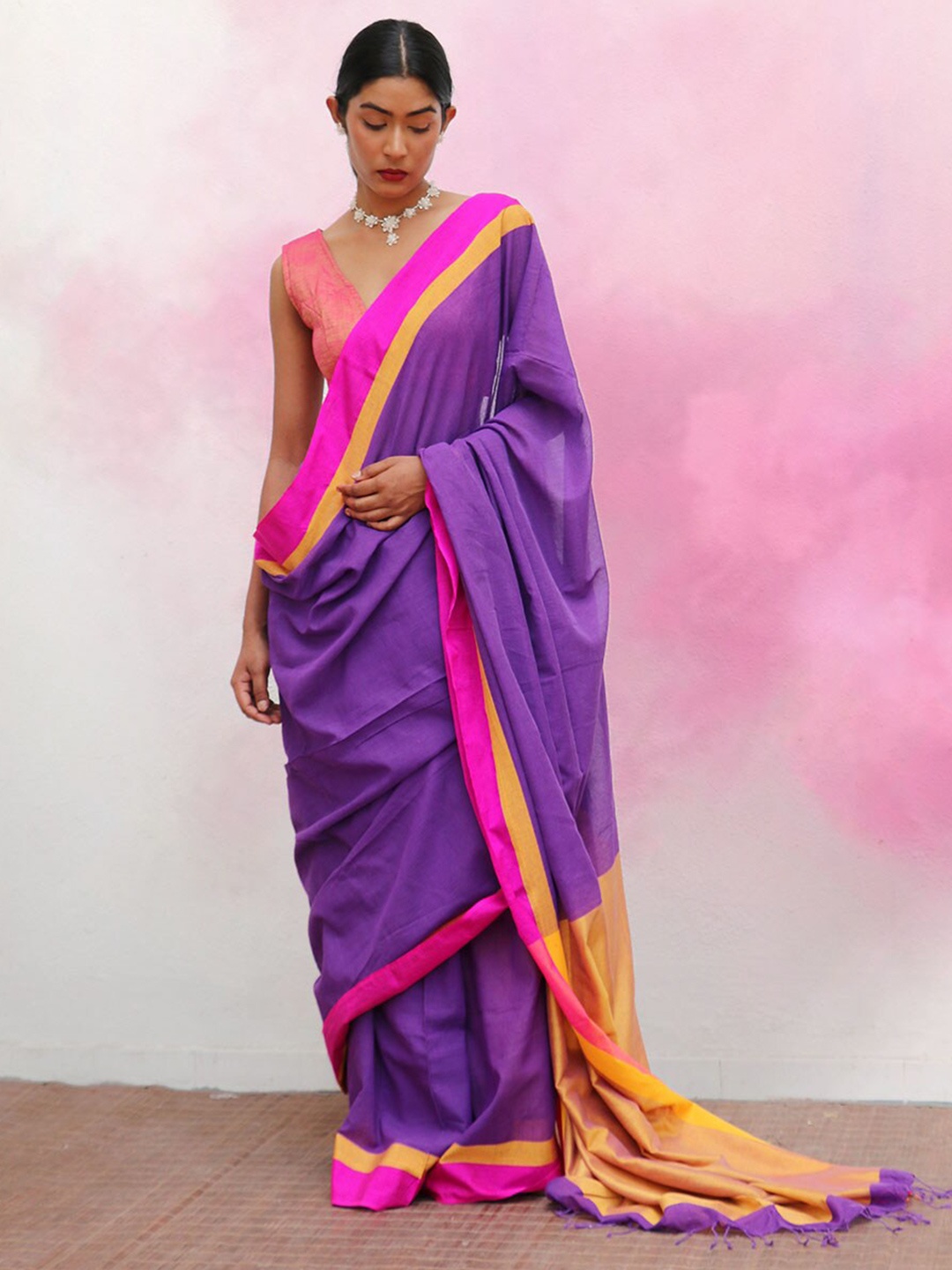 

Chidiyaa Saree, Purple