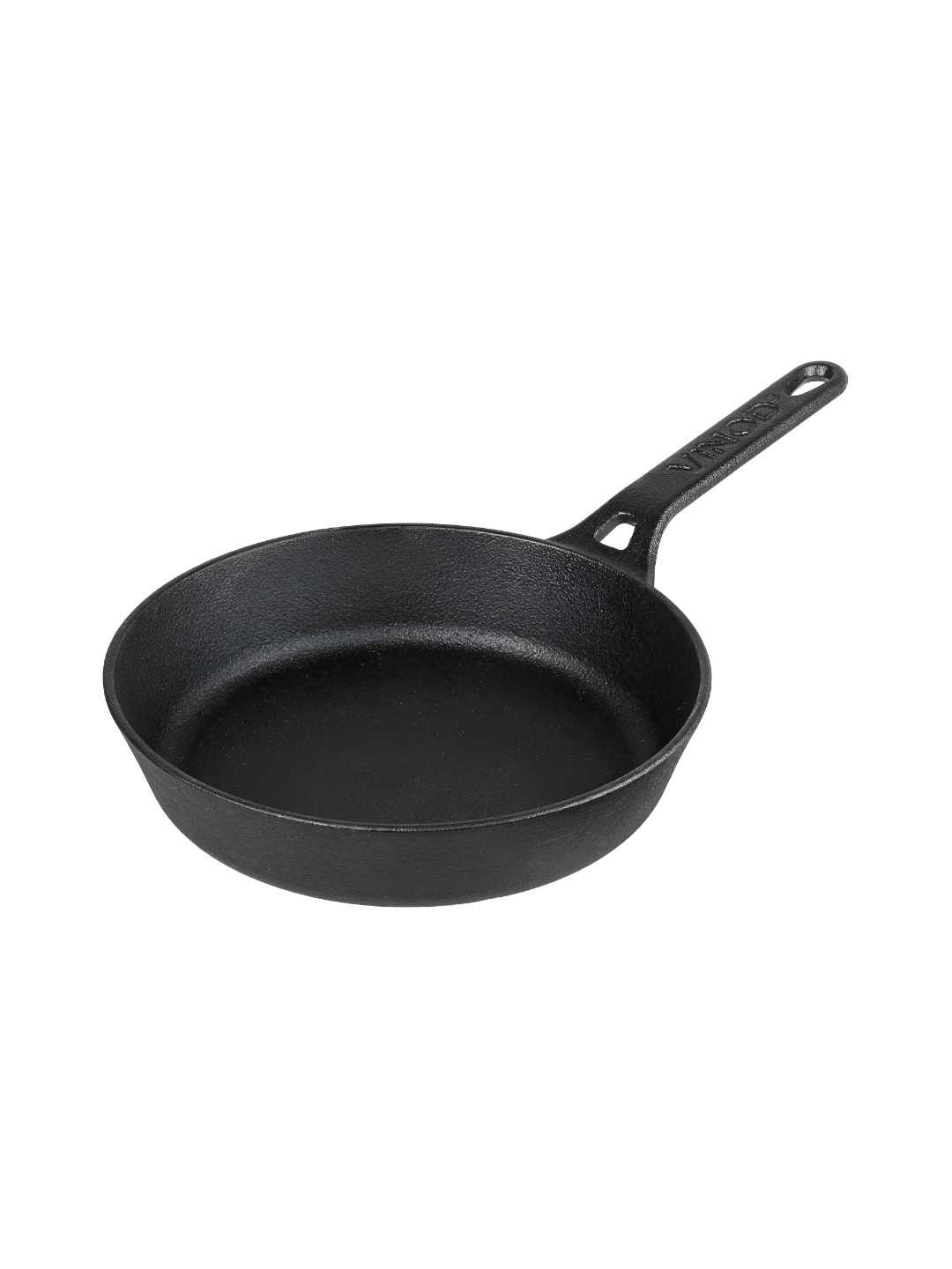 

Vinod Black Cast Iron Induction Dishwasher Safe Frying Pan