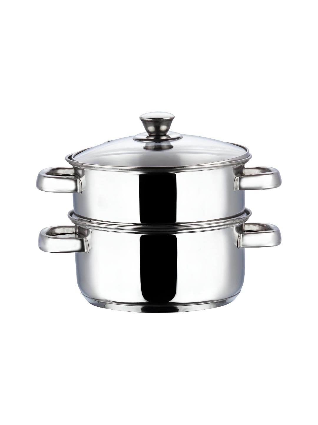 

Vinod Silver-Toned 2 Pieces Stainless Steel Dishwasher Safe Steamer