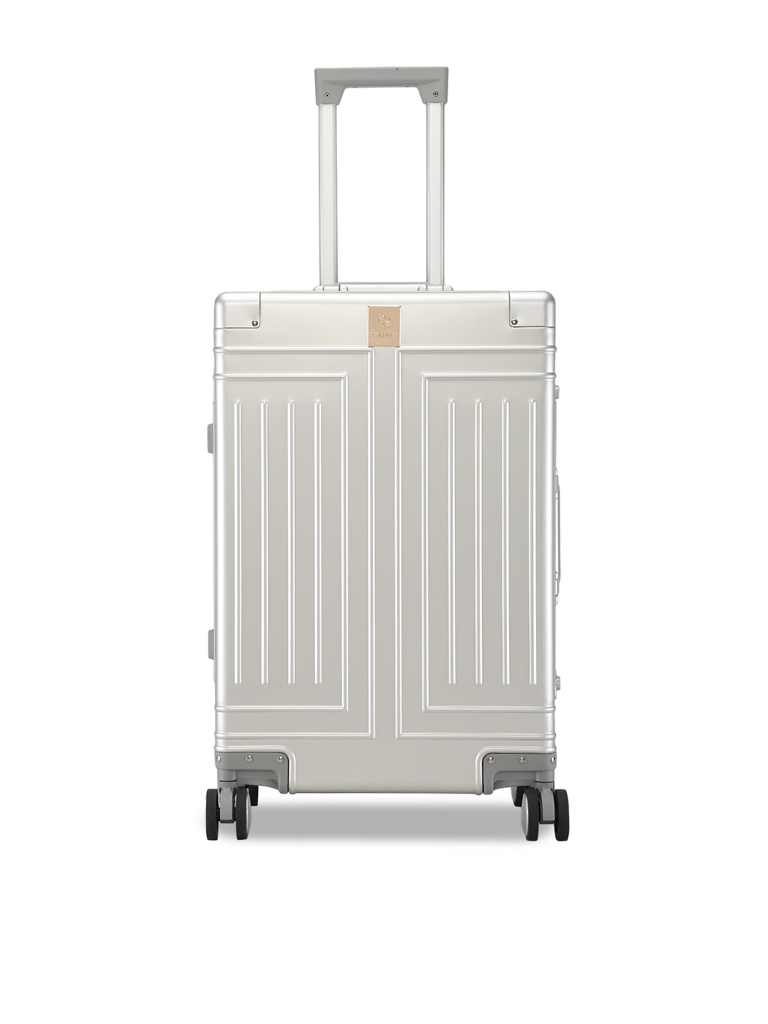 

PERQUISITE ALUMINIUM Trolley Range Silver Hard 24" Medium Luggage, White