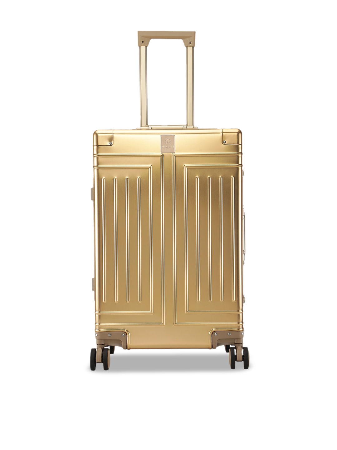 

PERQUISITE Aluminium Trolley Range Champagne Hard 24" Medium Luggage, Gold