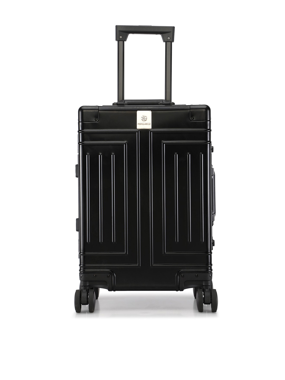 

PERQUISITE ALUMINIUM Trolley Range Black Hard 20" Cabin Luggage