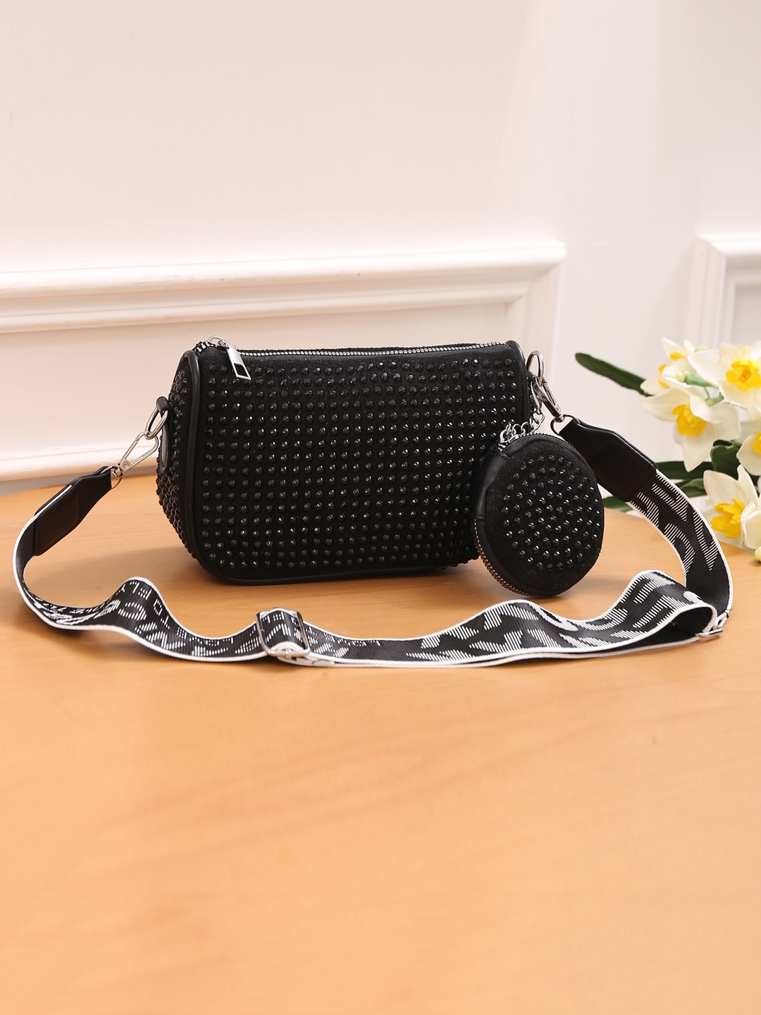 

Diva Dale PU Shopper Handheld Bag, Black