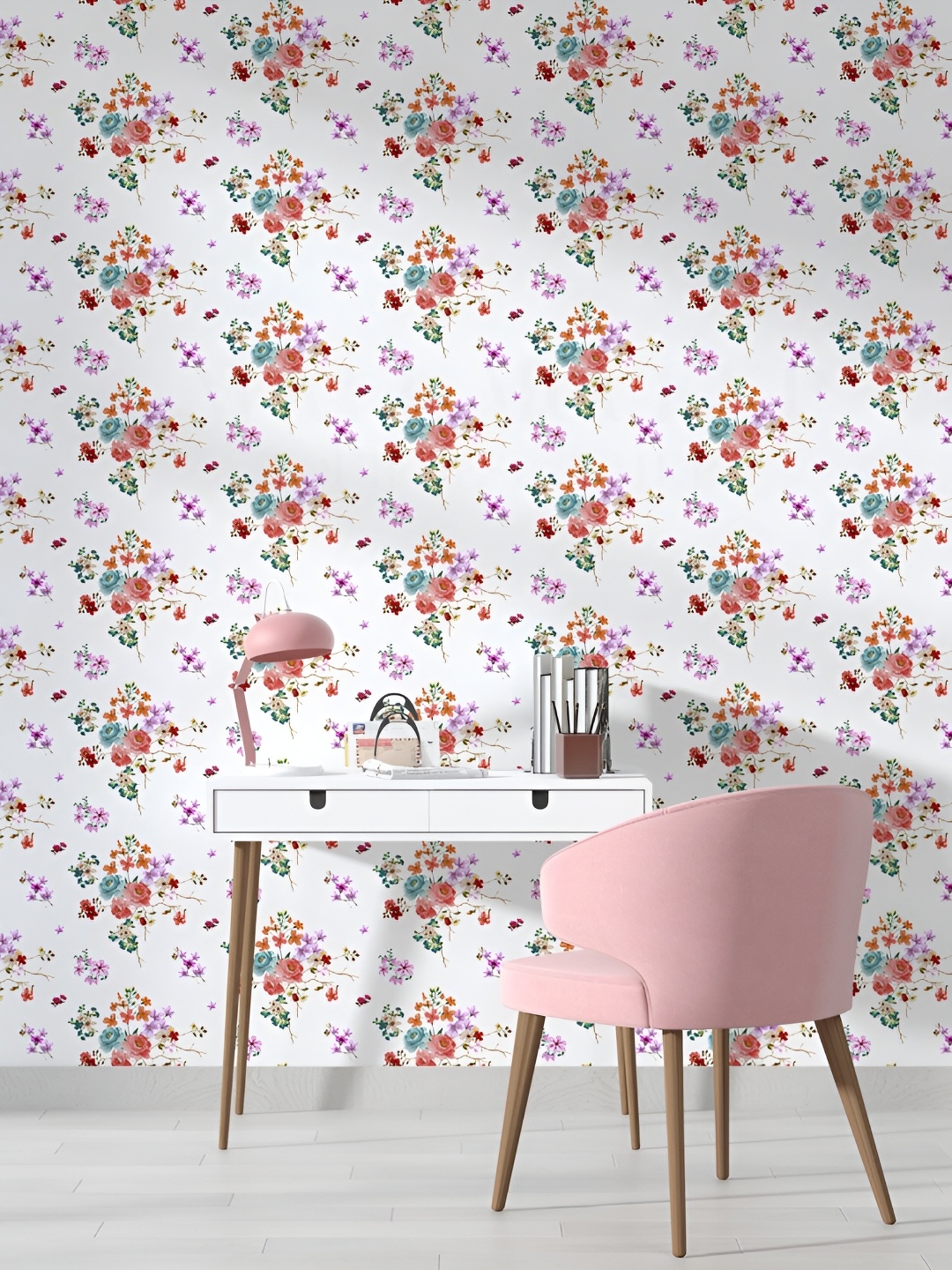 

Xivir White Self-Adhesive Removable Wallpaper
