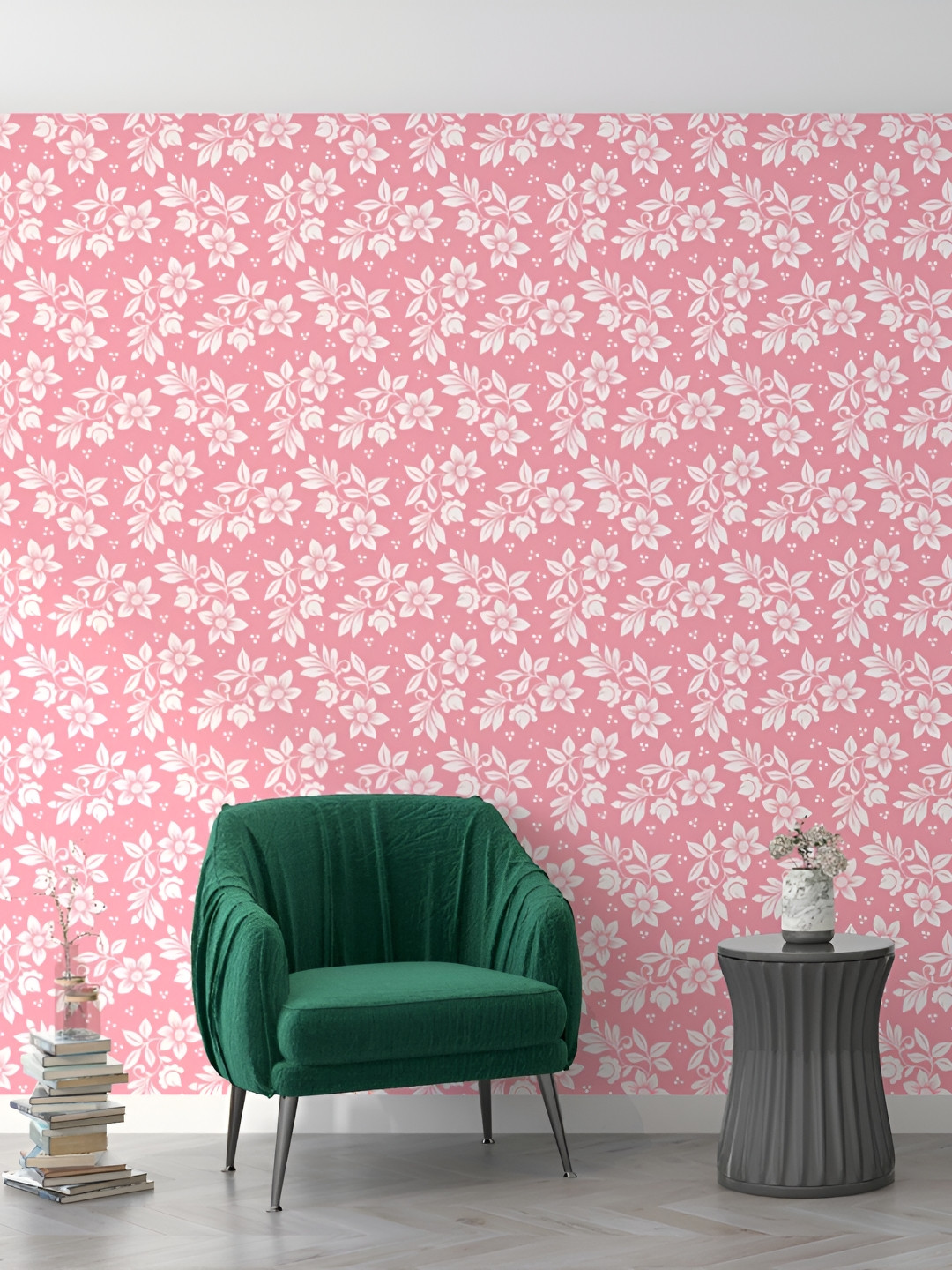 

Xivir Pink & White Printed Self-Adhesive Stickers