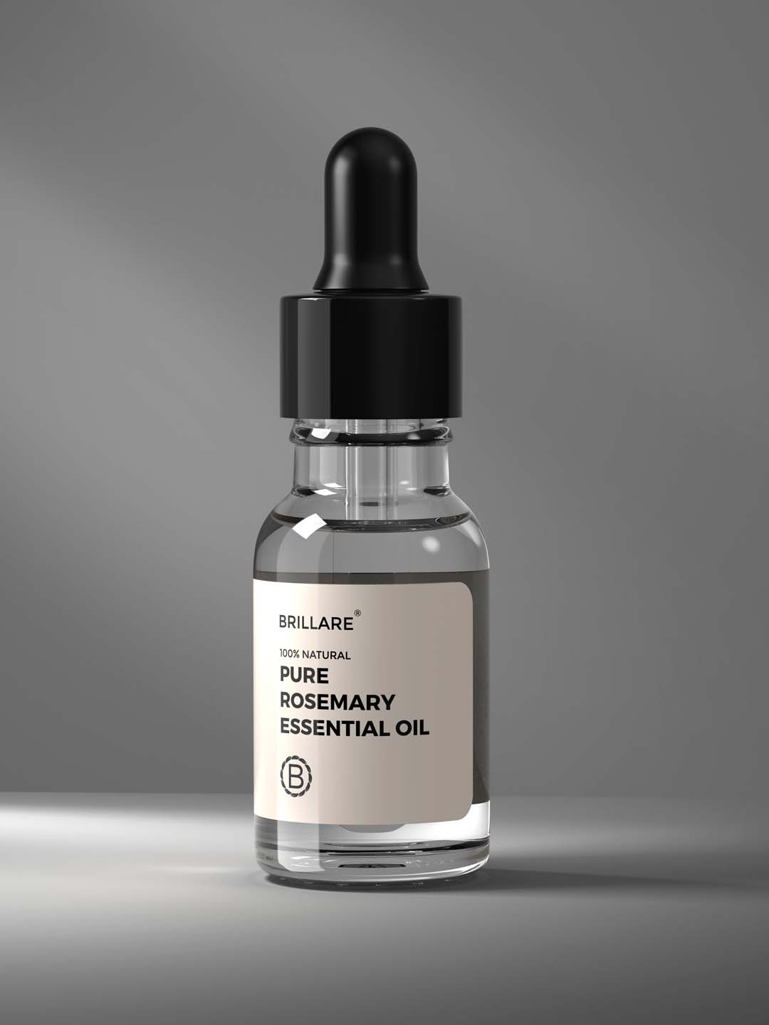 BRILLARE 100% Natural Pure Rosemary Essential Oil for Hair Growth - 15 ml
