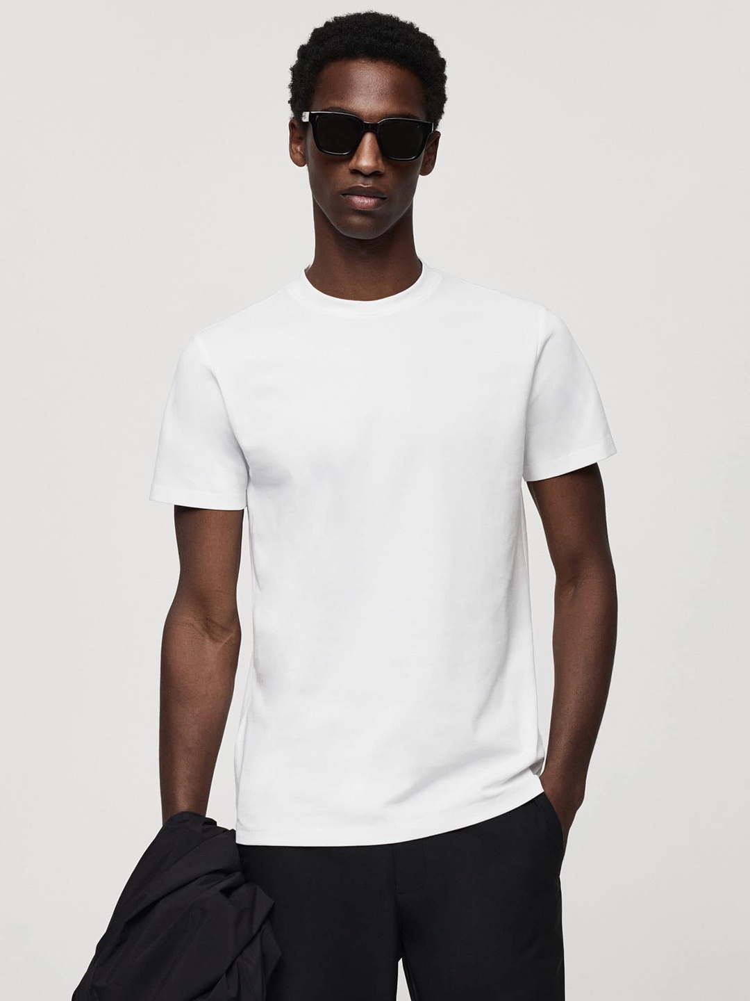 

MANGO MAN Anti Odour & Breathable Slim Fit T-shirt, White