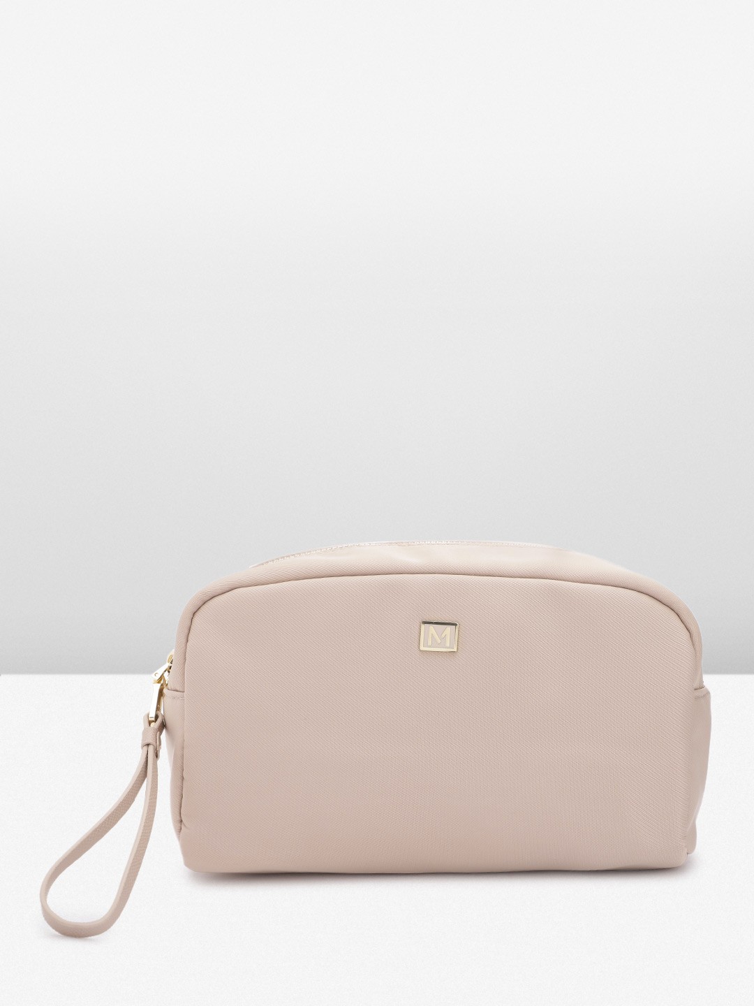 

MANGO Travel Cosmetic Pouch With Wrist Loop, Pink