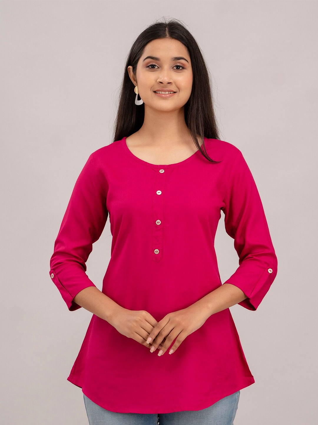 

FERANOID Kurti, Pink