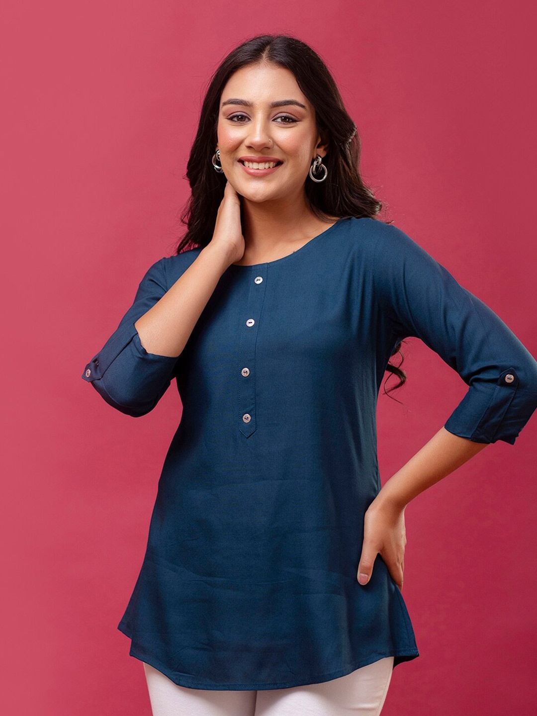 

FERANOID Kurti, Blue