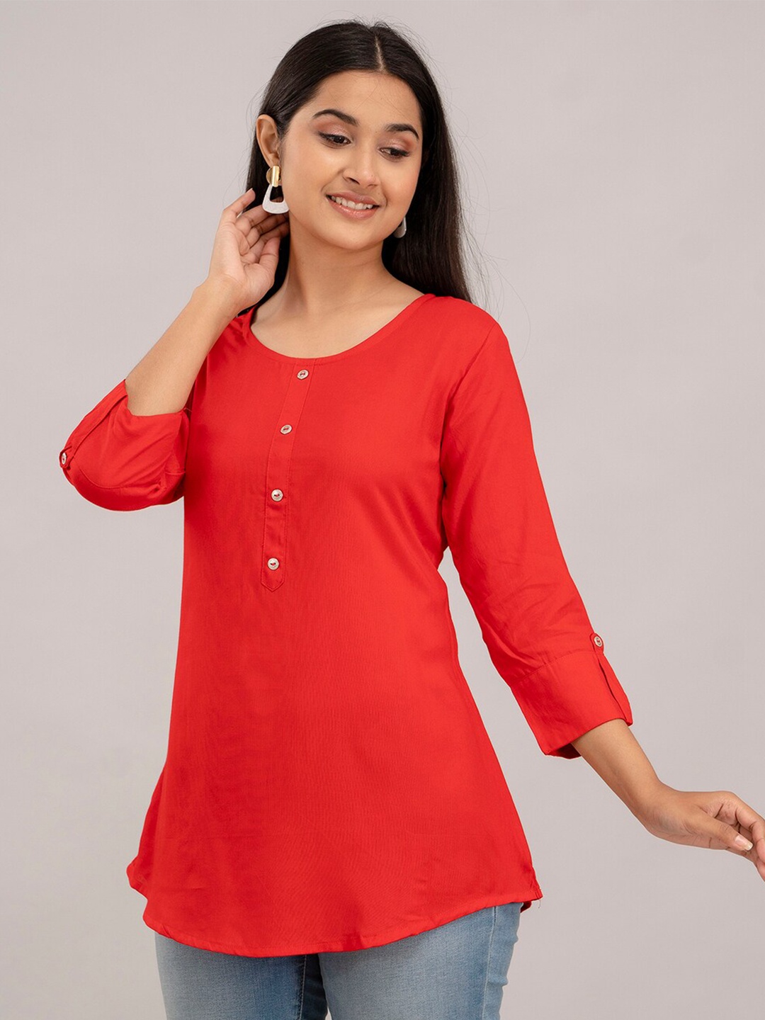 

FERANOID Kurti, Orange