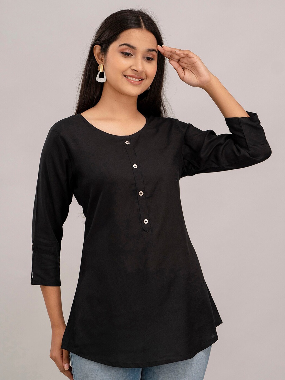 

FERANOID Kurti, Black