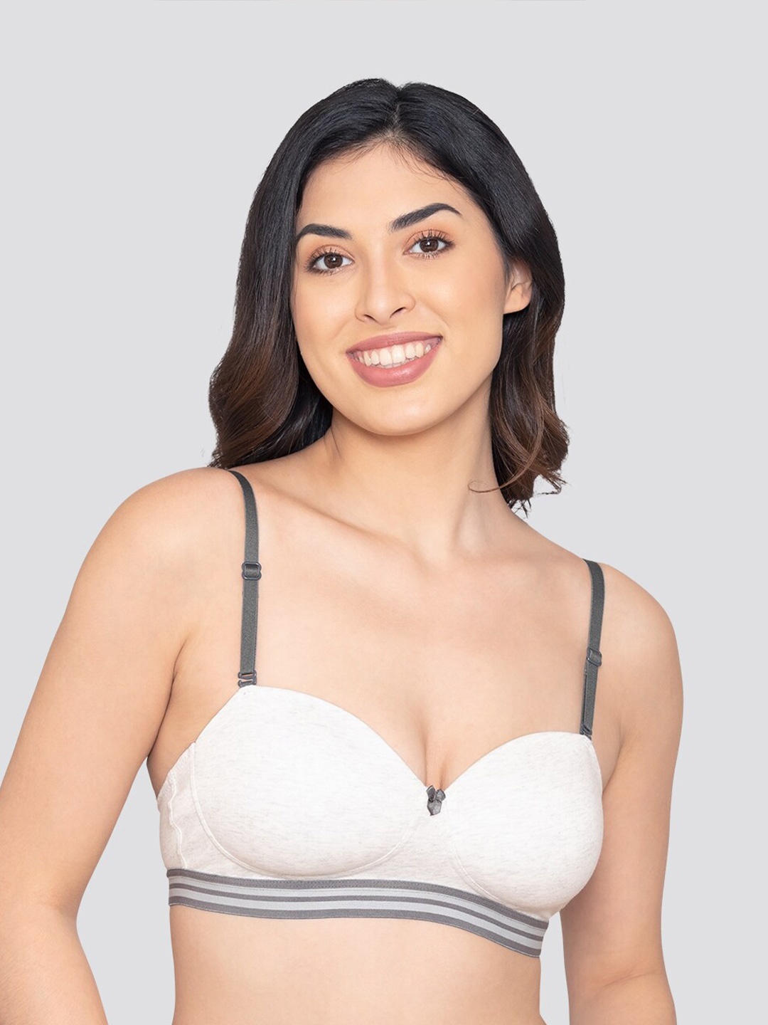 

K LINGERIE Bra Full Coverage Heavily Padded, White