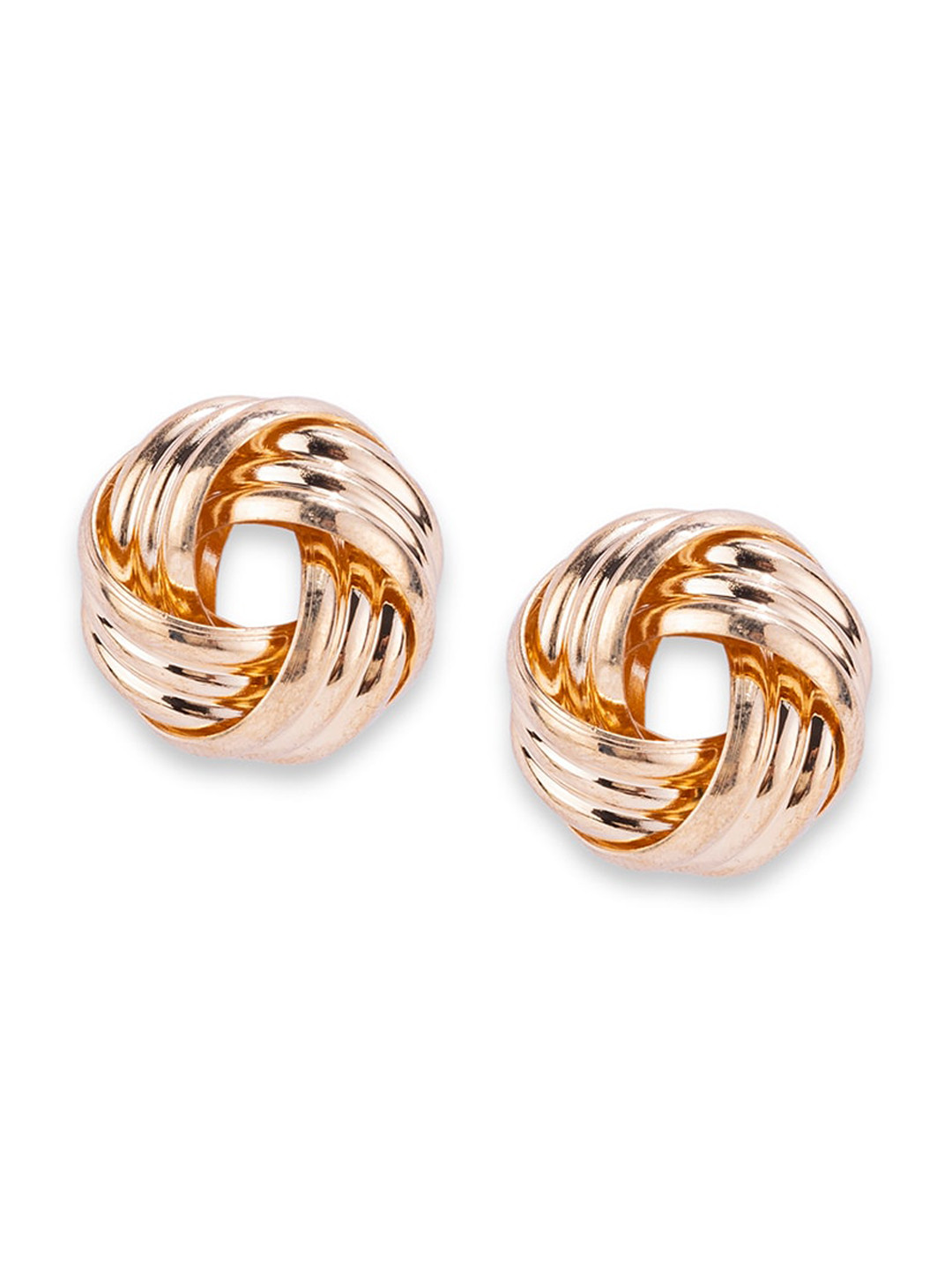 

RARE1STUDIO Gold-Plated Contemporary Studs Earrings