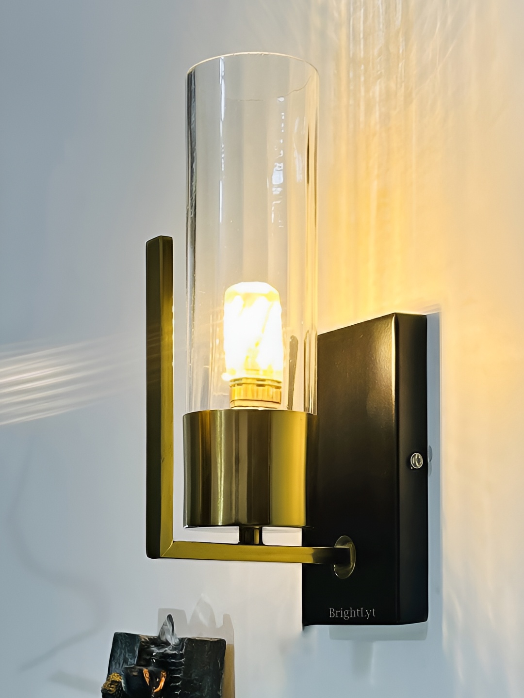 

BrightLyt Transparent Metal Cylinder Wall Lamp