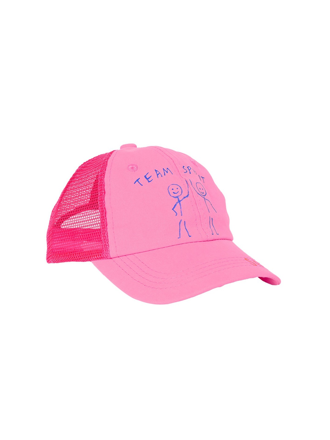 

KID-O-WORLD Unisex Kids Printed Baseball Cap, Pink