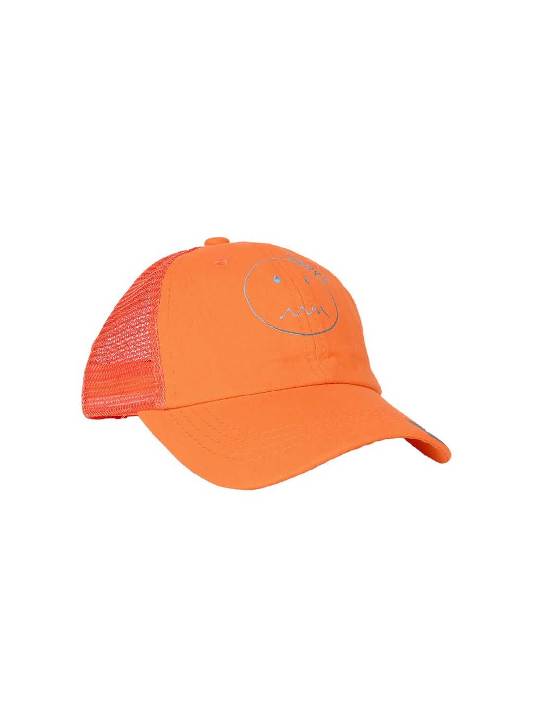 

KID-O-WORLD Unisex Kids Printed Baseball Cap, Orange