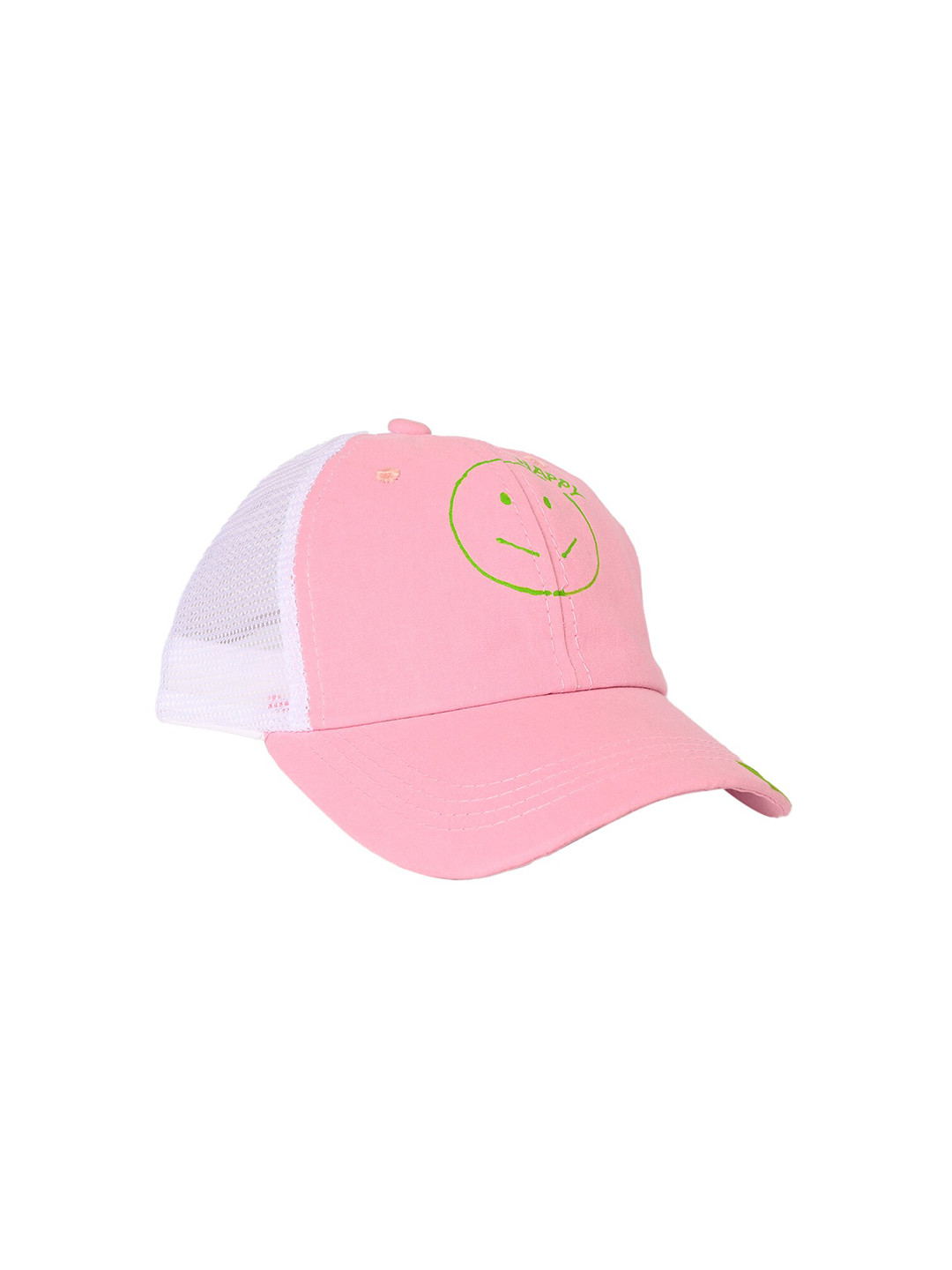 

KID-O-WORLD Boys Printed Baseball Cap, Pink