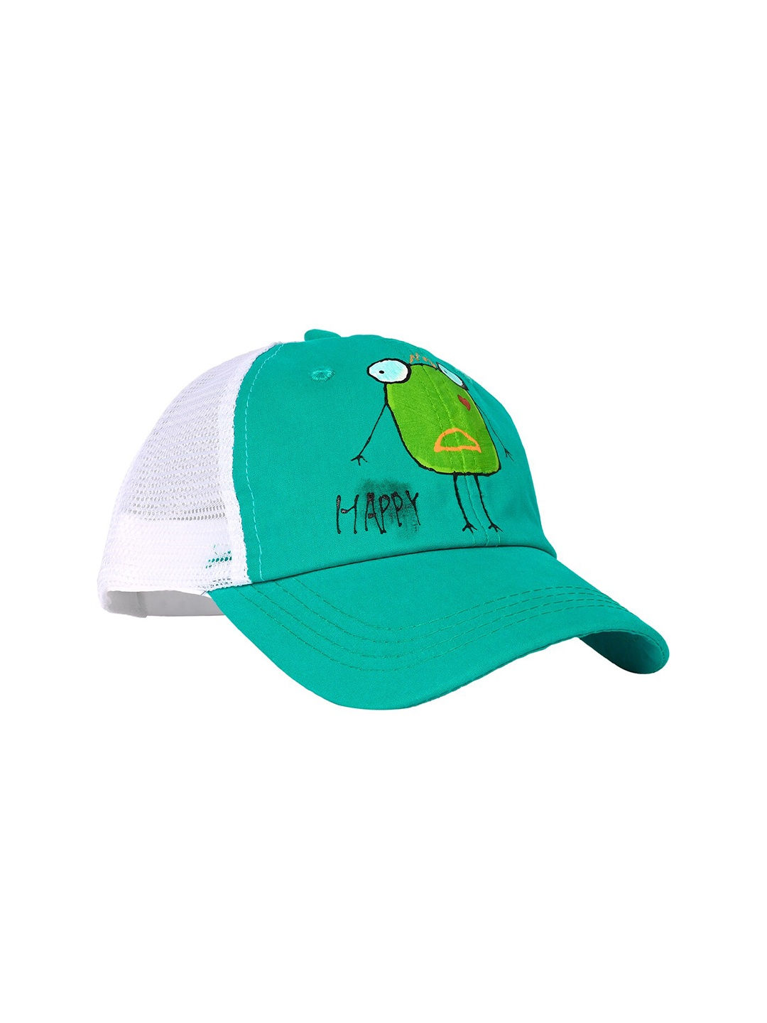 

KID-O-WORLD Girls Printed Baseball Cap, Green