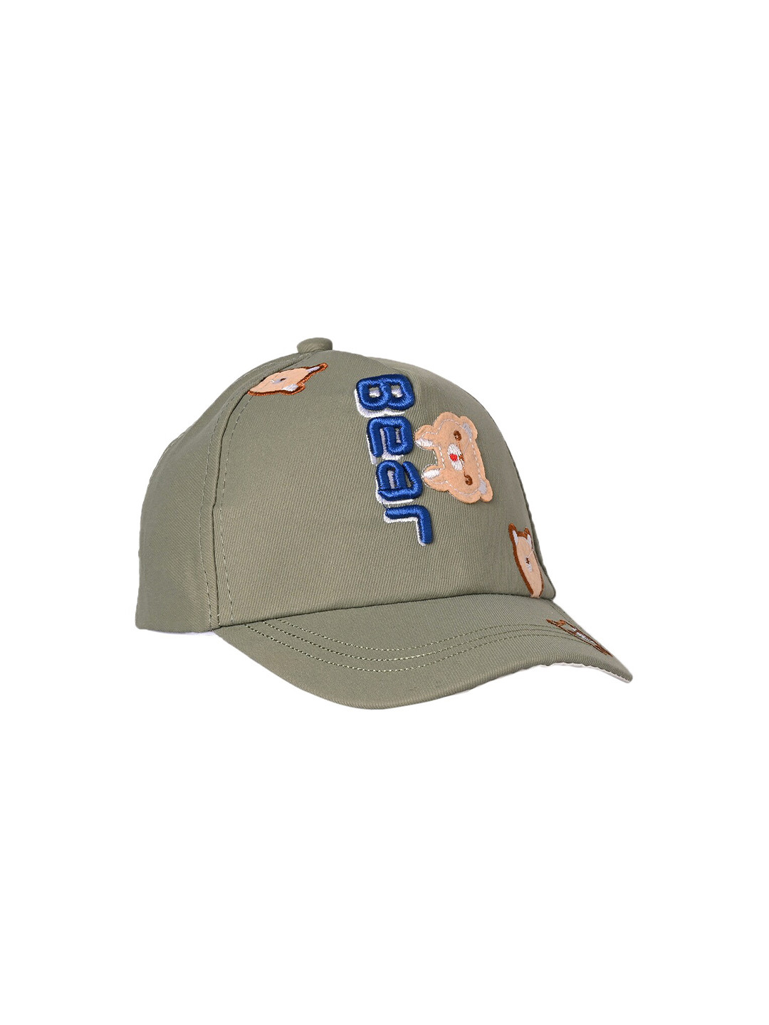 

KID-O-WORLD Unisex Kids Printed Baseball Cap, Grey