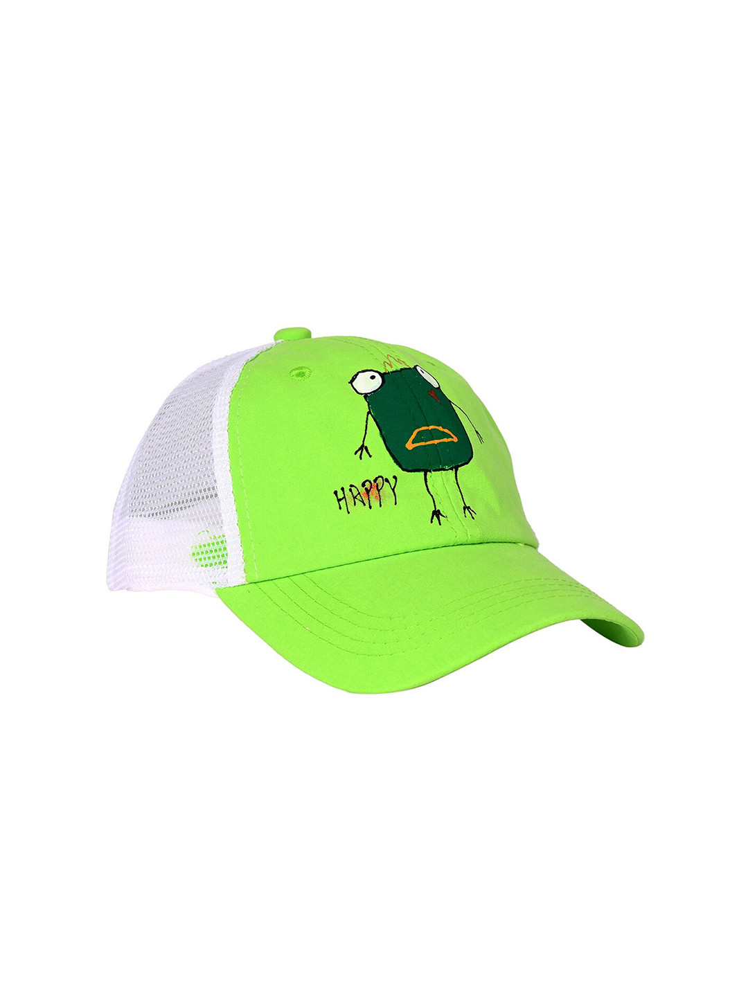 

KID-O-WORLD Boys Printed Baseball Cap, Green