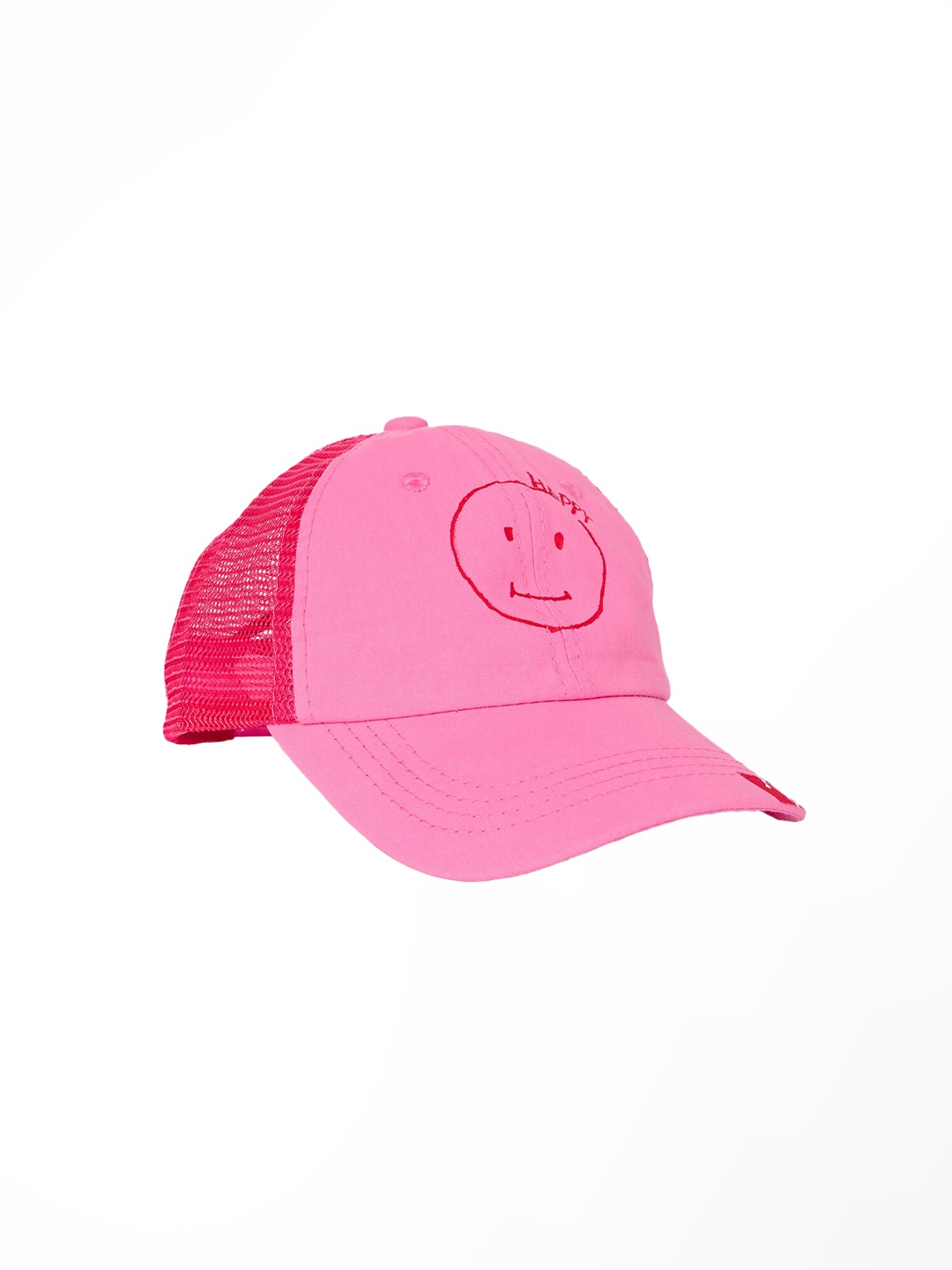 

KID-O-WORLD Unisex Kids Printed Baseball Cap, Pink