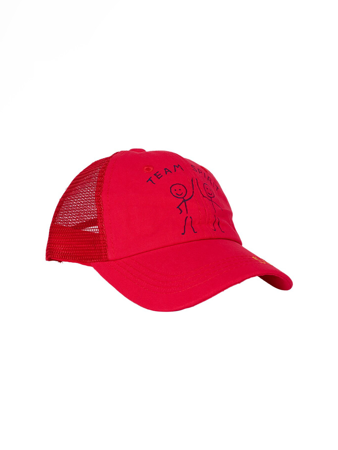 

KID-O-WORLD Girls Printed Baseball Cap, Red