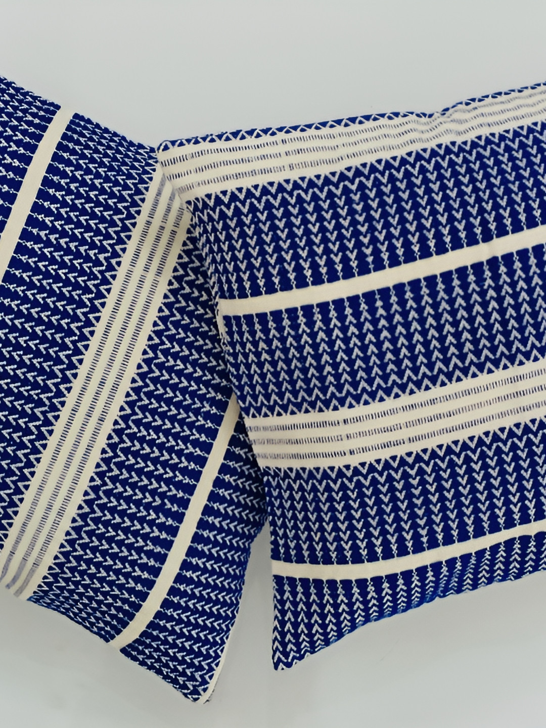 

SLEEPY THREADS Blue Set of 5 Square Cushion Covers