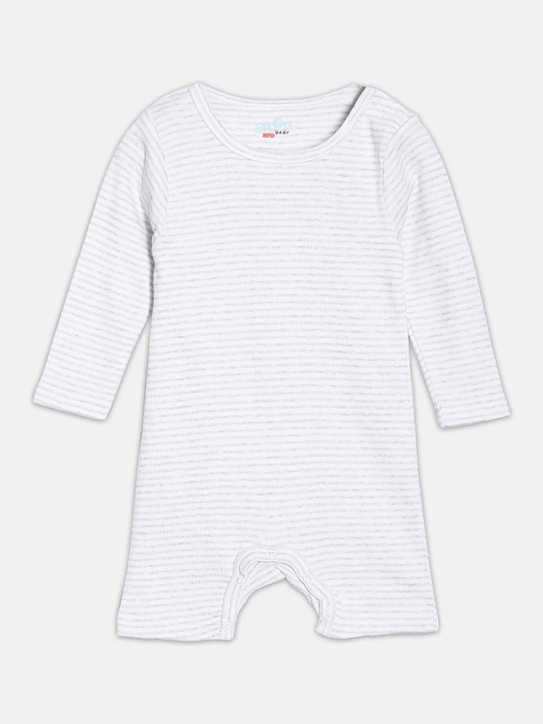 

Broon Infant Boys Printed Cotton Romper, White