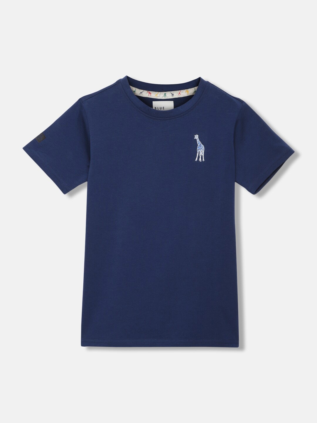 

Blue Giraffe Boys V-Neck T-shirt, Navy blue