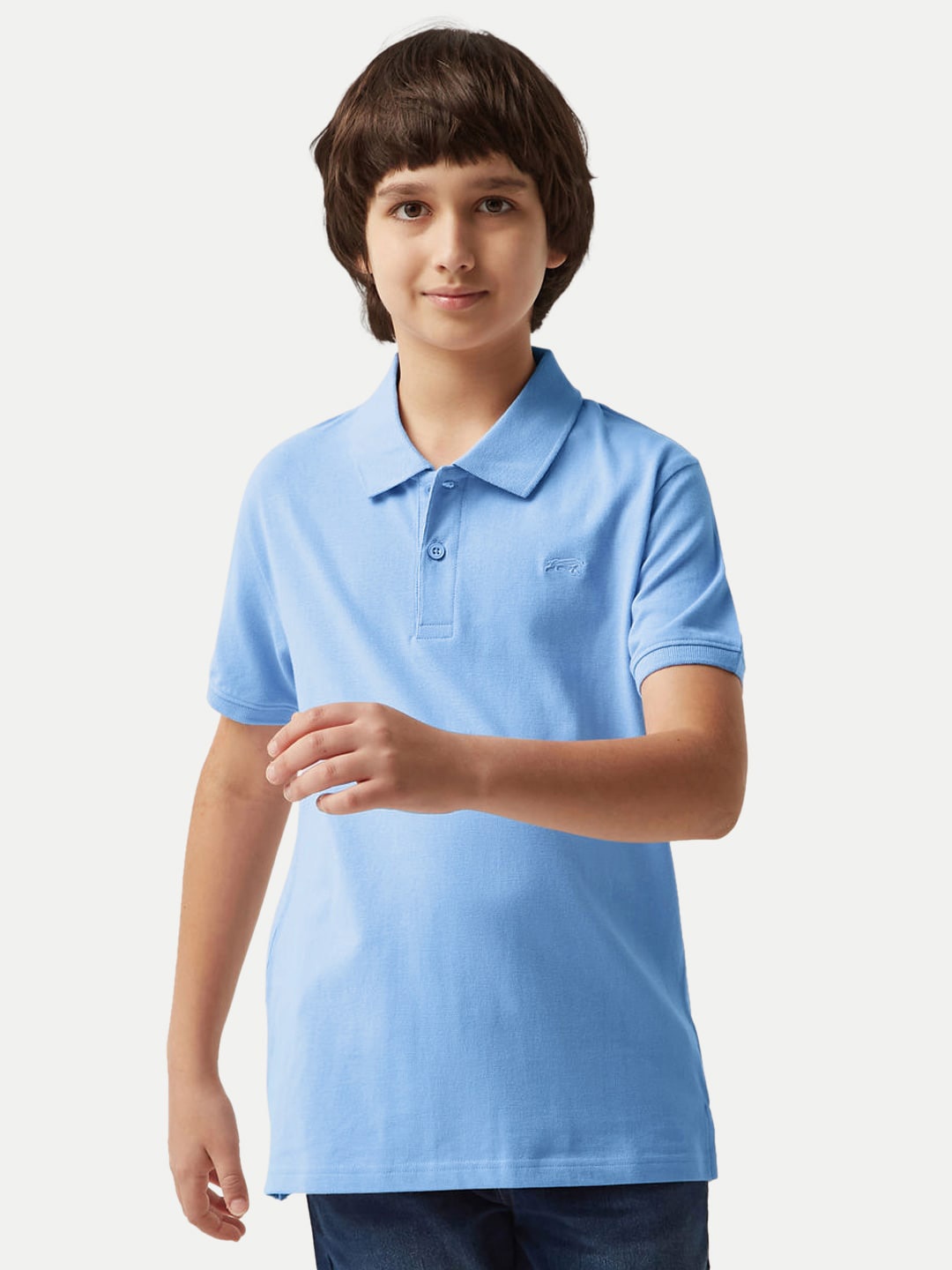 

BAESD Boys Polo Collar T-shirt, Blue