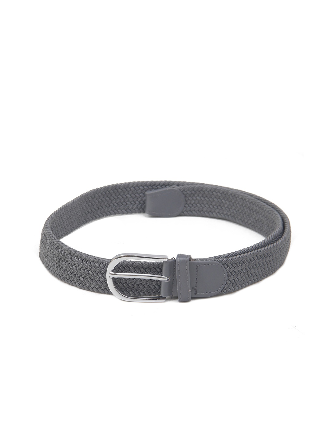 

Calvadoss Men Braided Belt, Grey