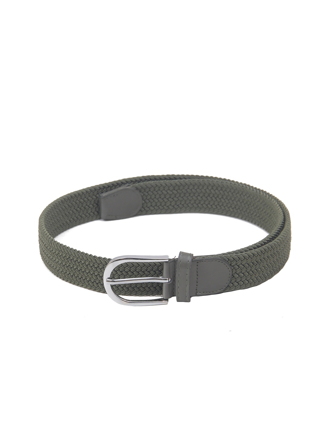 

Calvadoss Men Braided Belt, Green