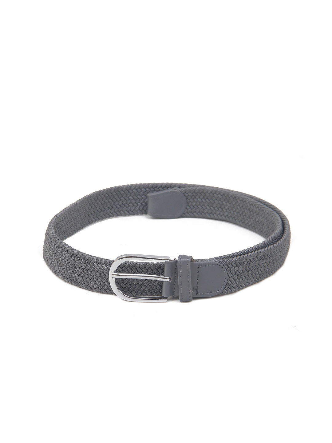 

Calvadoss Boys Braided Belt, Grey