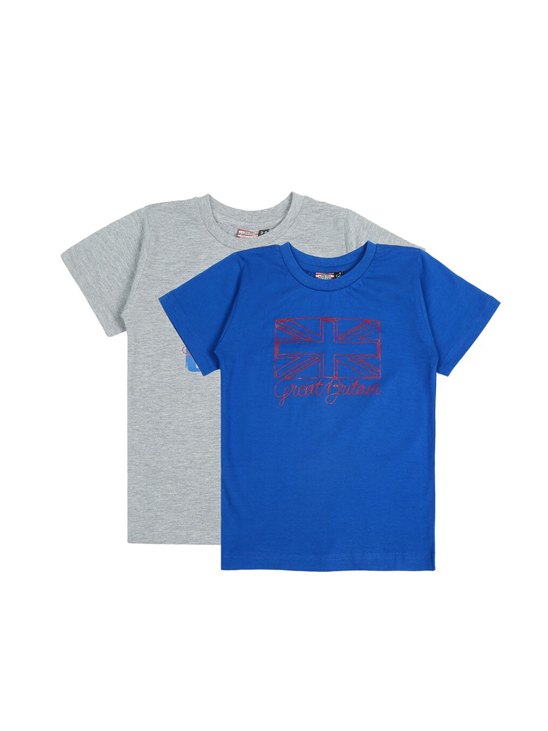 

Actuel Boys Typography 2 Printed Pockets T-shirt, Blue