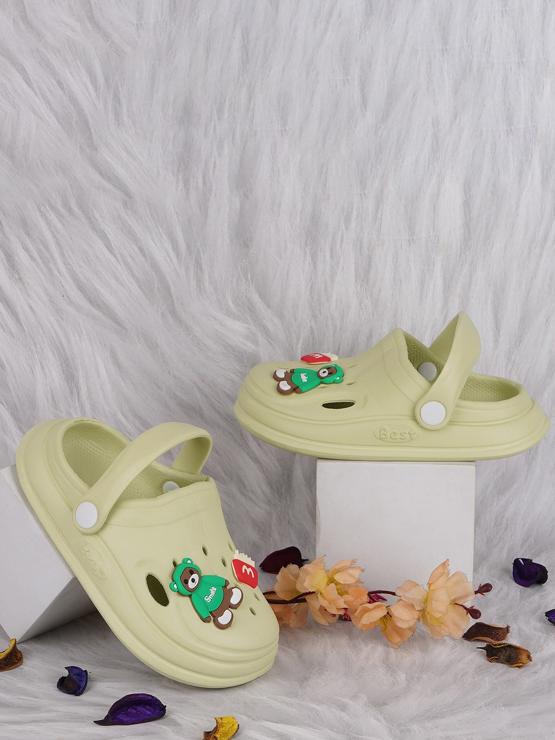 

BAESD Unisex Kids Clogs Sandals, Green