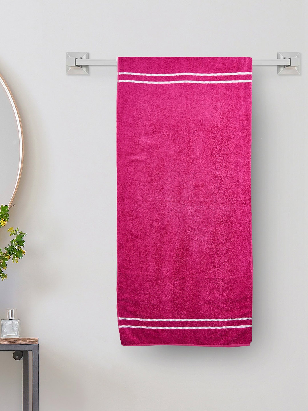 

Home Centre Unisex Pink Bath Towels