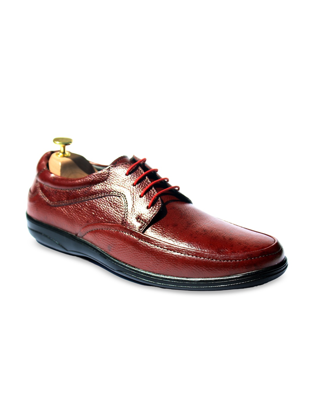 

Wolvenmilano Men Leather Formal Derbys, Maroon