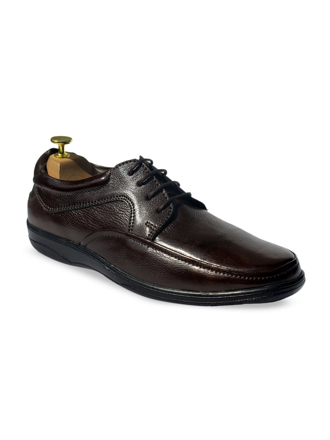 

Wolvenmilano Men Lace-up Derby Formal Shoes, Brown